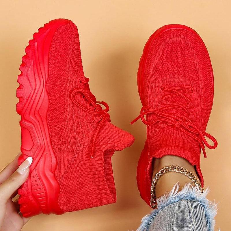 Ortho Cloud Women's Shoes (Cherry Red) - NURSE BABE