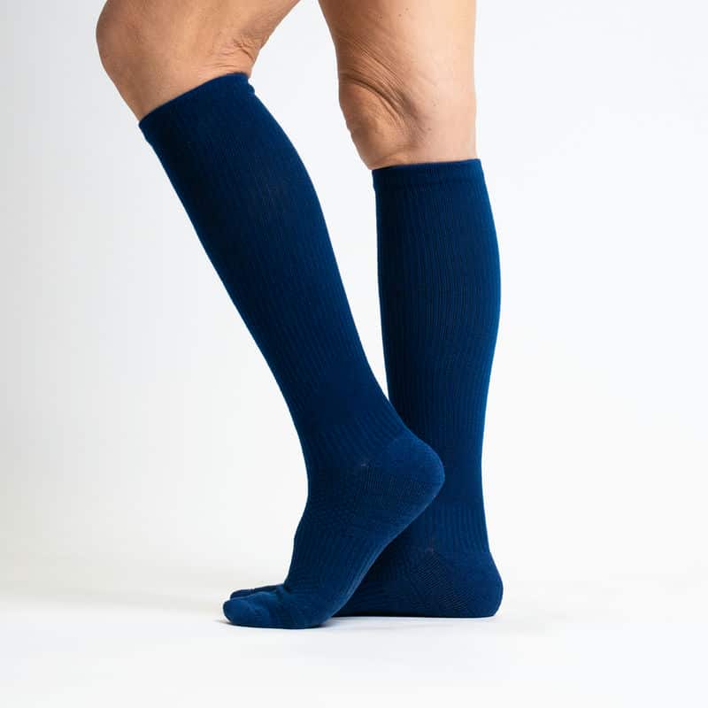 FlexRelief™ Compression Socks – Navy Blue