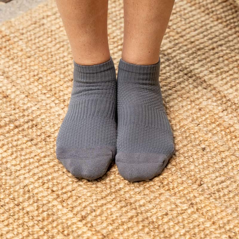 FlexRelief™ Ankle Compression Socks – Gray