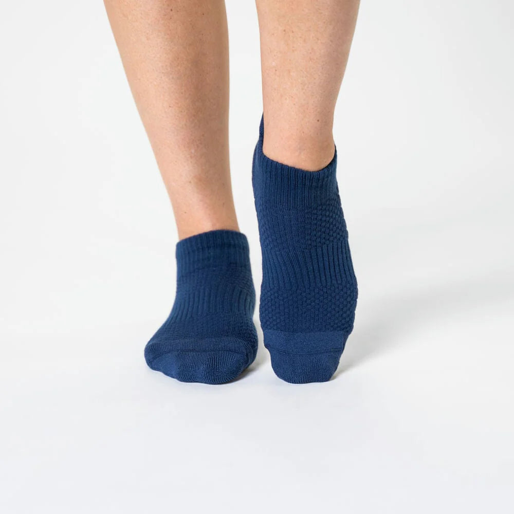 FlexRelief™ Ankle Compression Socks – Navy Blue
