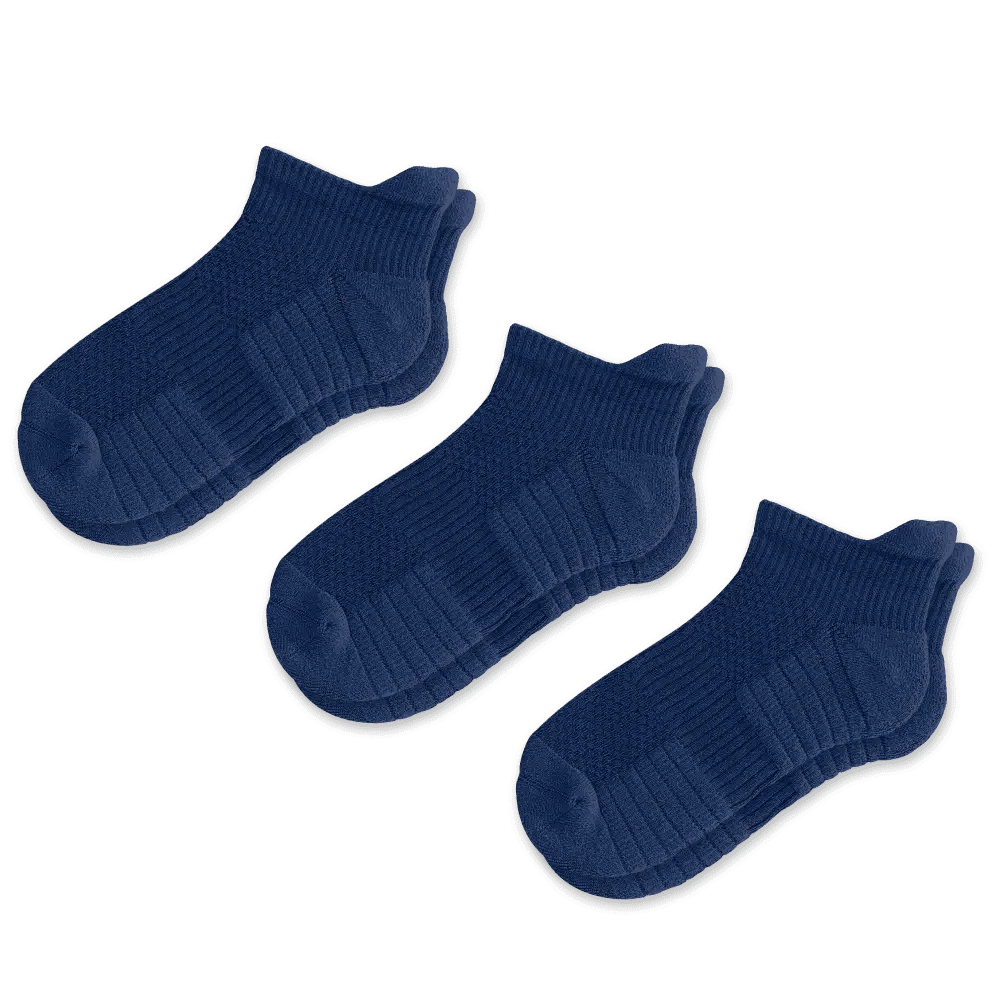 FlexRelief™ Ankle Compression Socks – Navy Blue