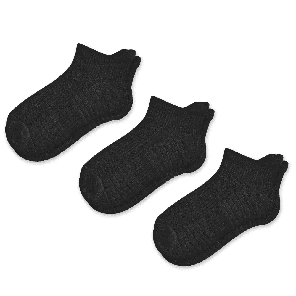 FlexRelief™ Ankle Compression Socks – Black