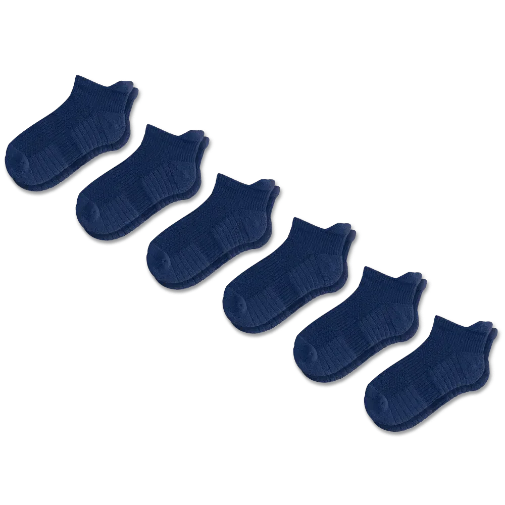 FlexRelief™ Ankle Compression Socks – Navy Blue