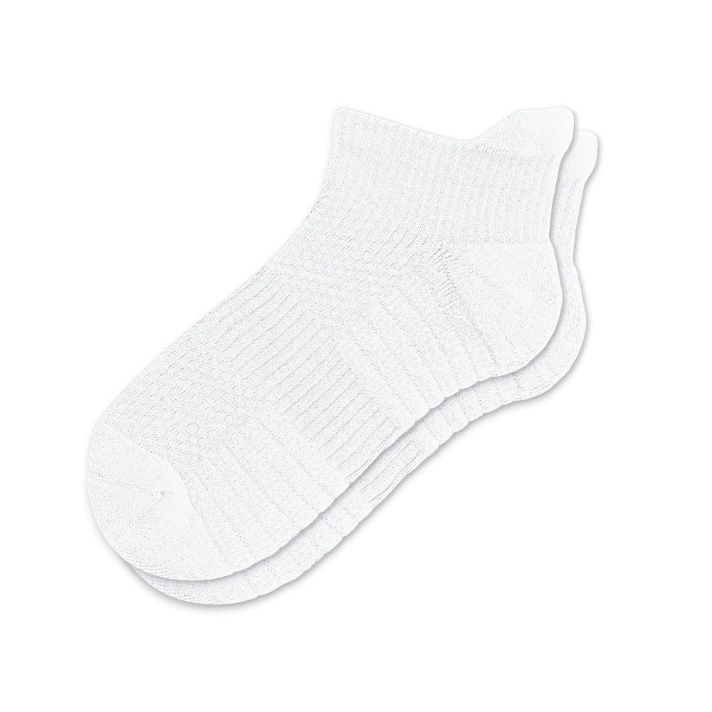 FlexRelief™ Ankle Compression Socks – White