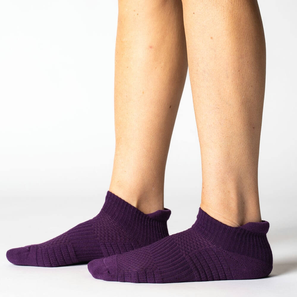FlexRelief™ Ankle Compression Socks – Royal Purple