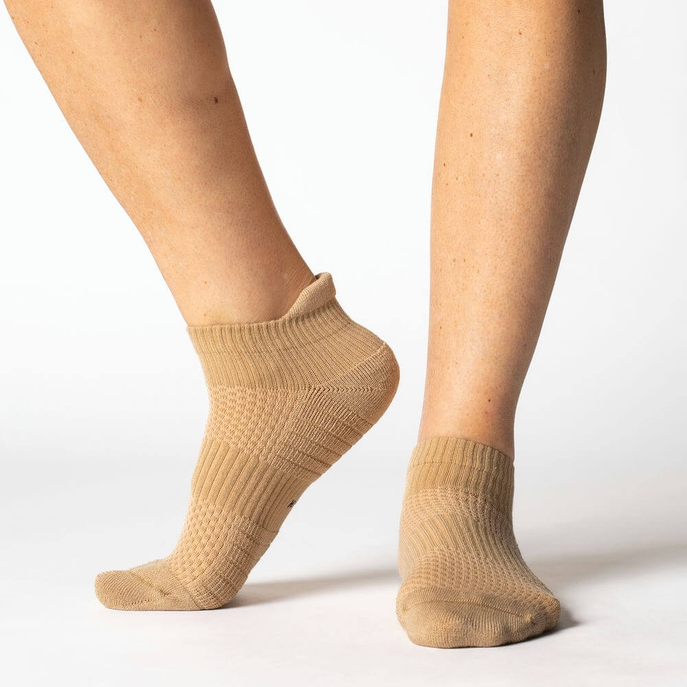 FlexRelief™ Ankle Compression Socks – Tan