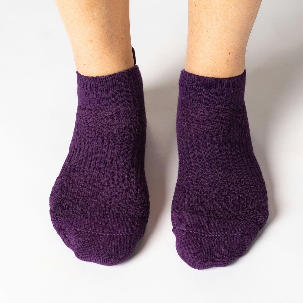 FlexRelief™ Ankle Compression Socks – Royal Purple
