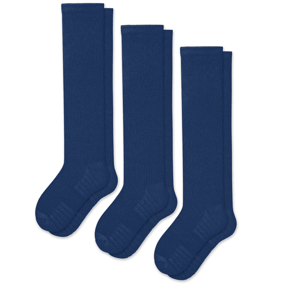 FlexRelief™ Compression Socks – Navy Blue