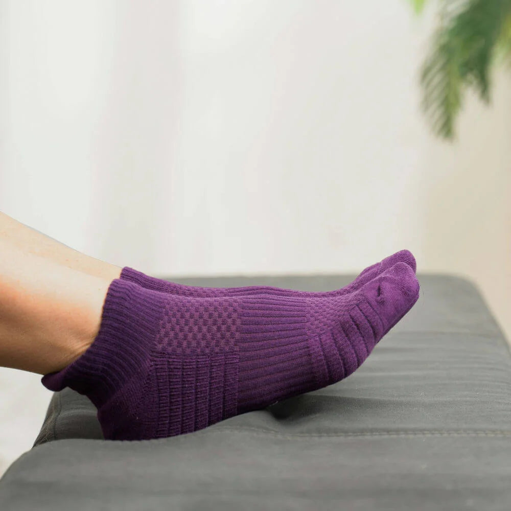 FlexRelief™ Ankle Compression Socks – Royal Purple