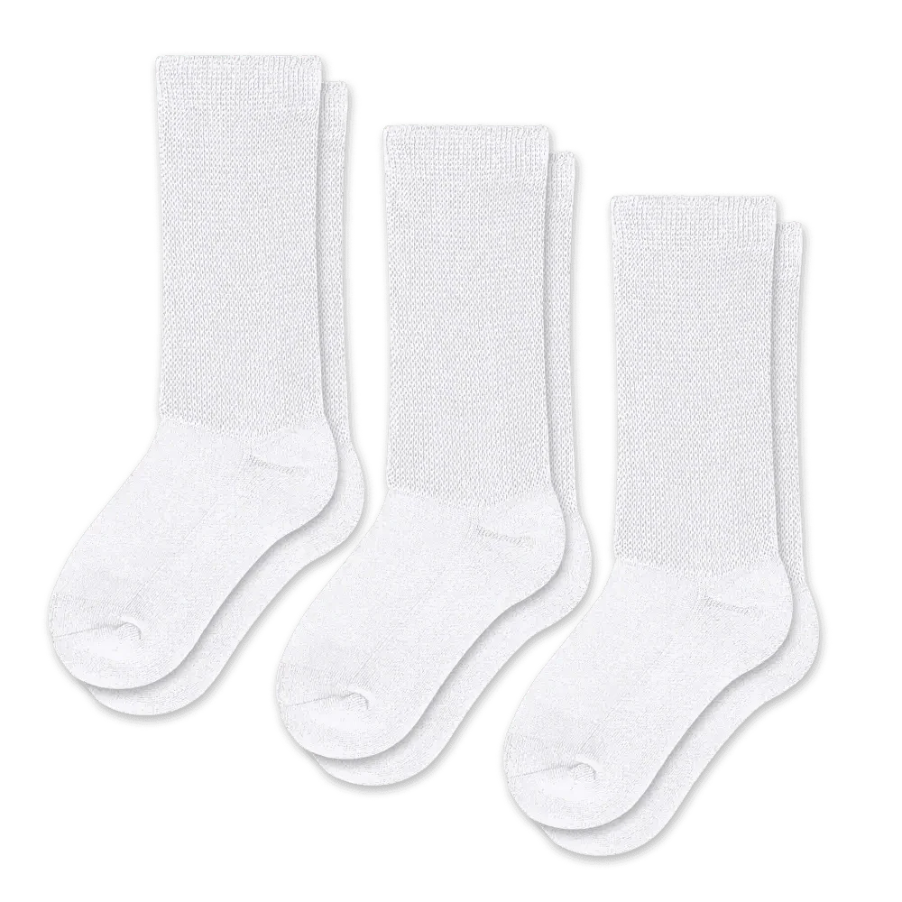 ComfortFlex™Socks - White