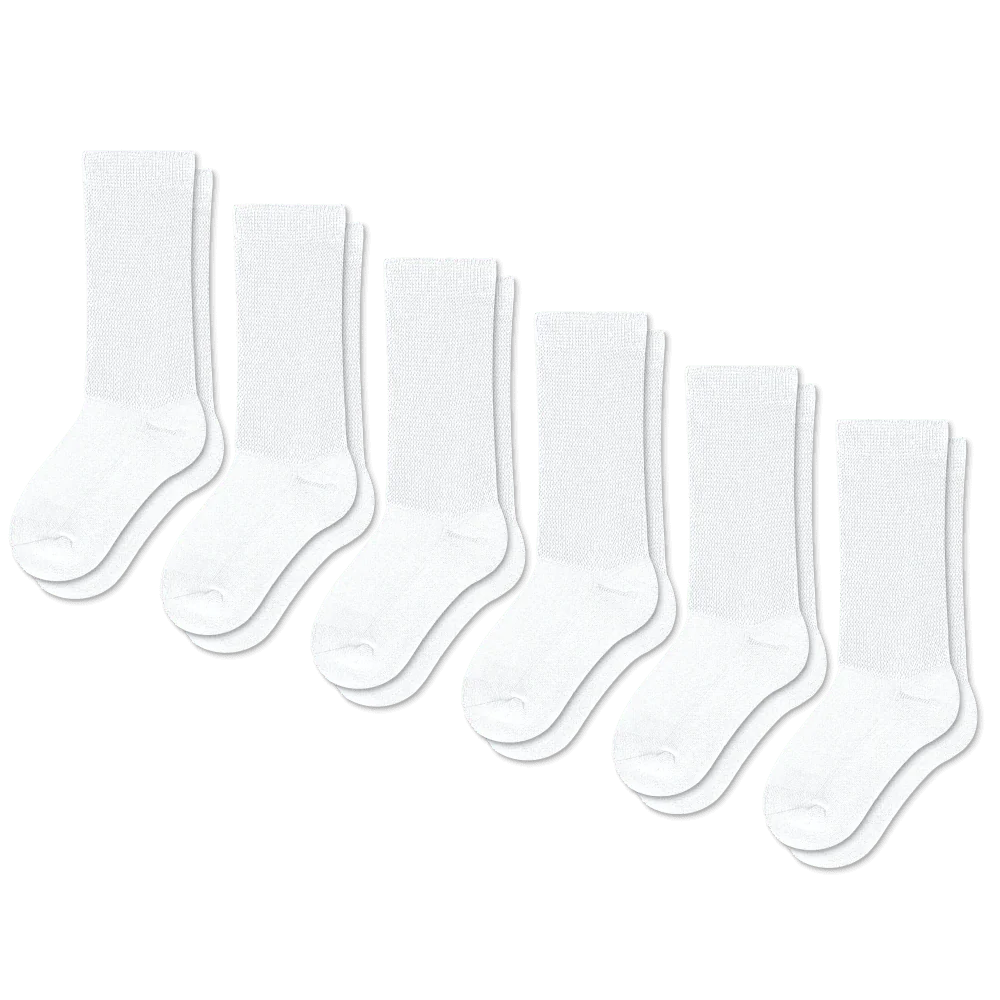 ComfortFlex™Socks - White