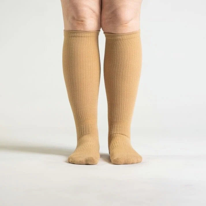 FlexRelief™ Compression Socks – Tan