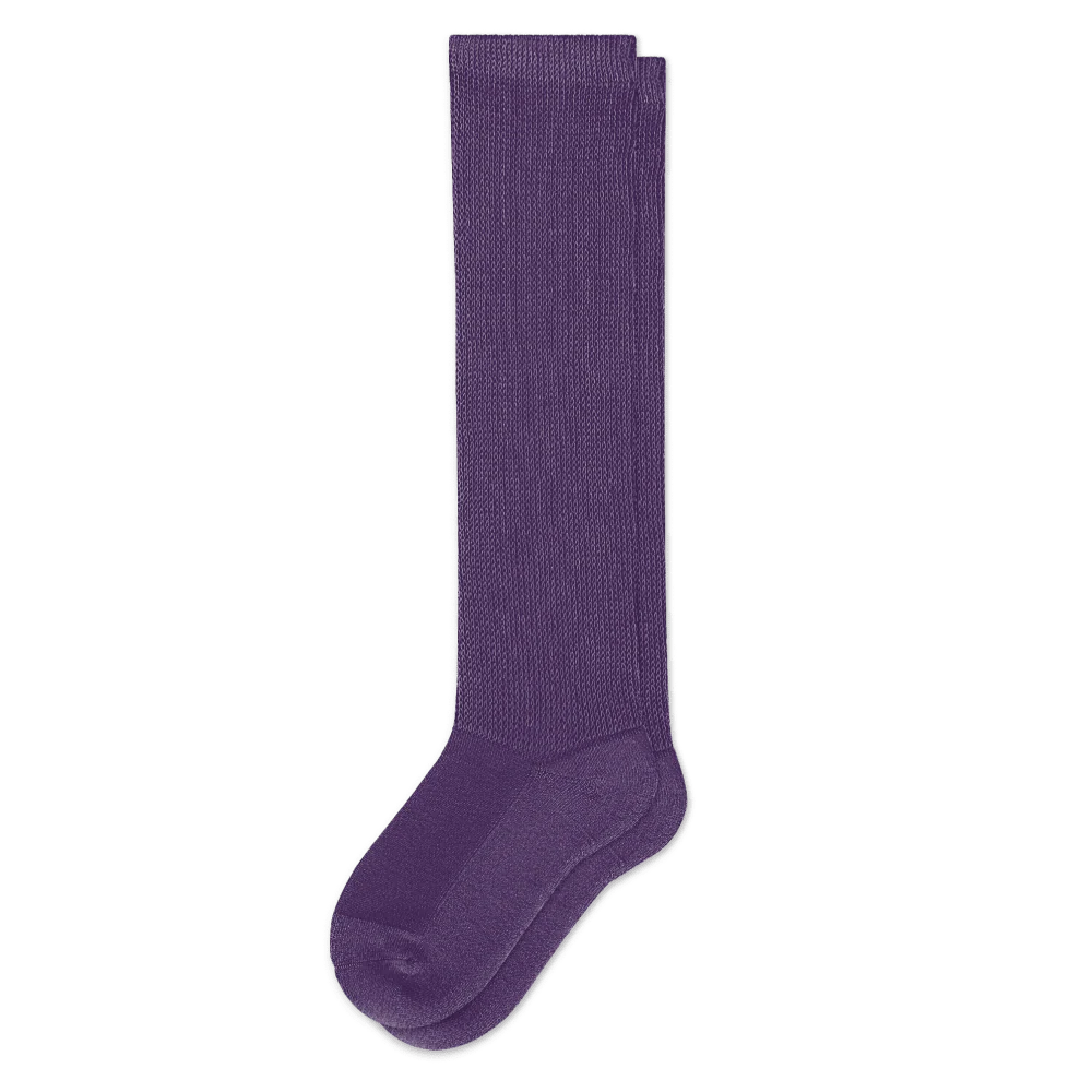 Padded Easy-Stretch Crew Socks – Royal Purple