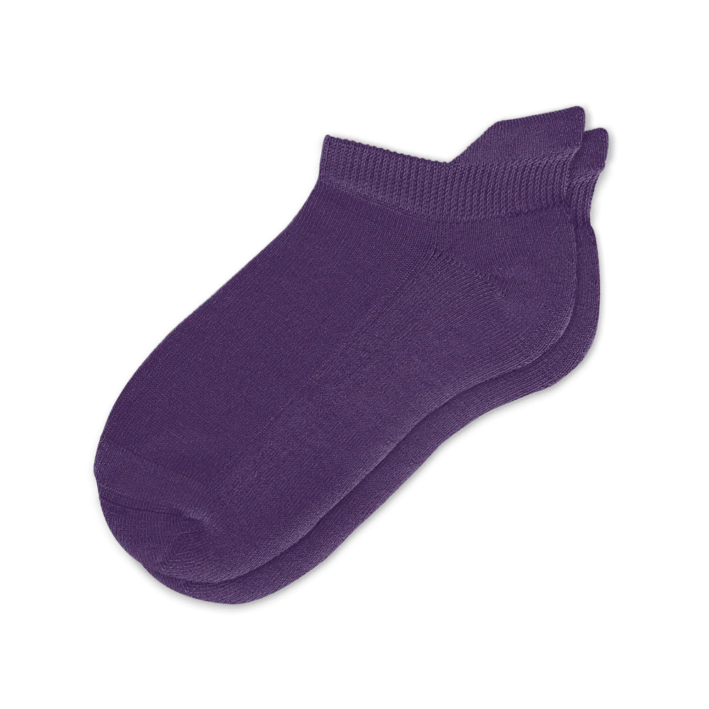 Padded Easy-Stretch Ankle Socks – Royal Purple