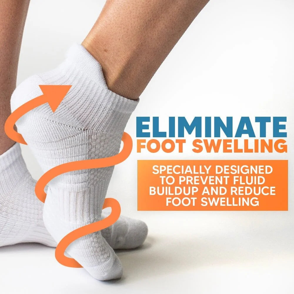 FlexRelief™ Ankle Compression Socks – Gray