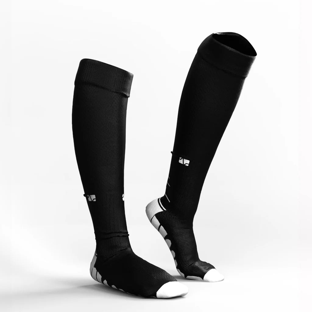 FlexRelief™ Compression Socks – Black White