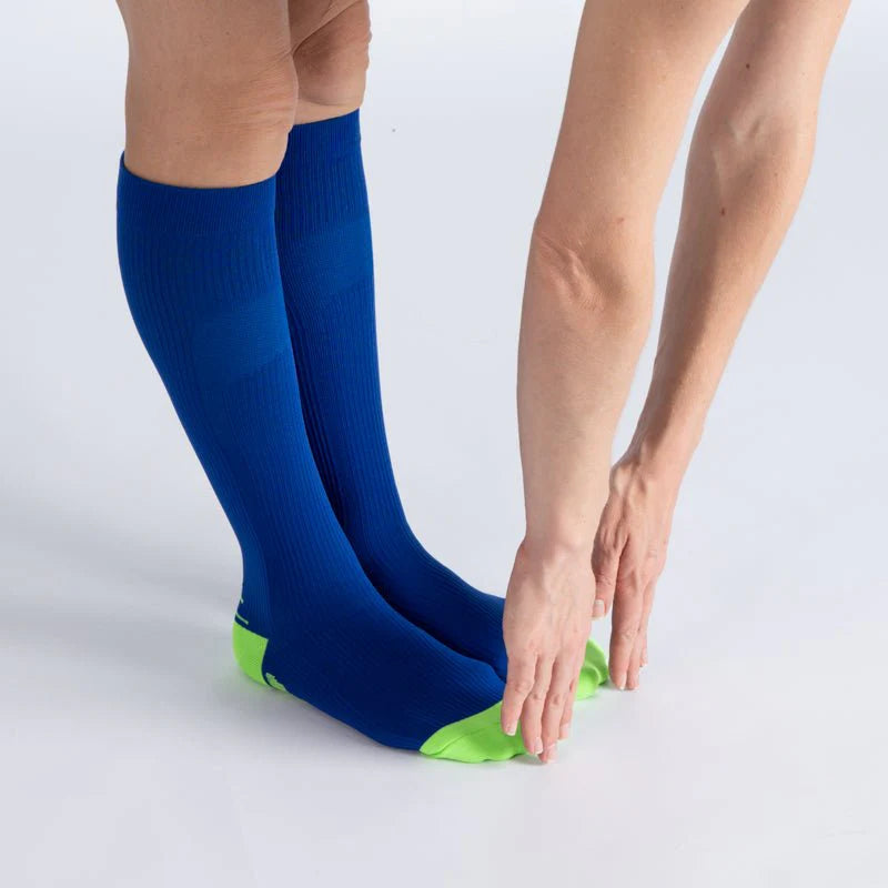 FlexRelief™ Compression Socks – Blue Green