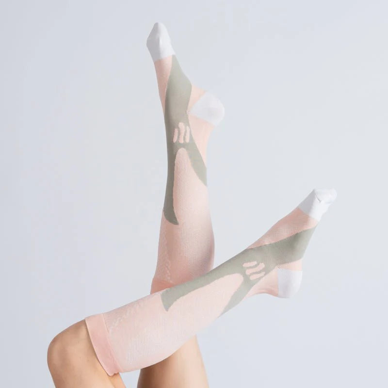 FlexRelief™ Compression Socks – Royal Pink
