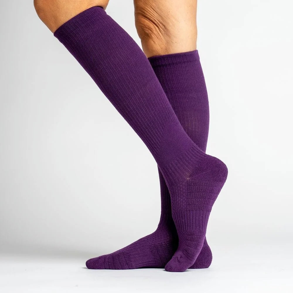 FlexRelief™ Compression Socks – Royal Purple