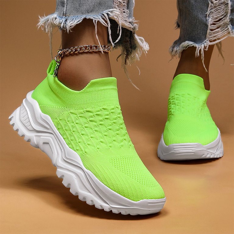 Ortho Cloud Slip Ons 1.0 - Bright Green