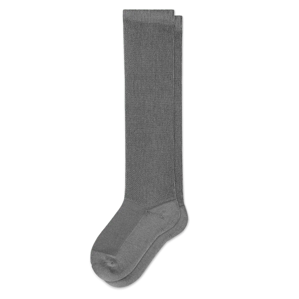 Padded Easy-Stretch Crew Socks – Gray