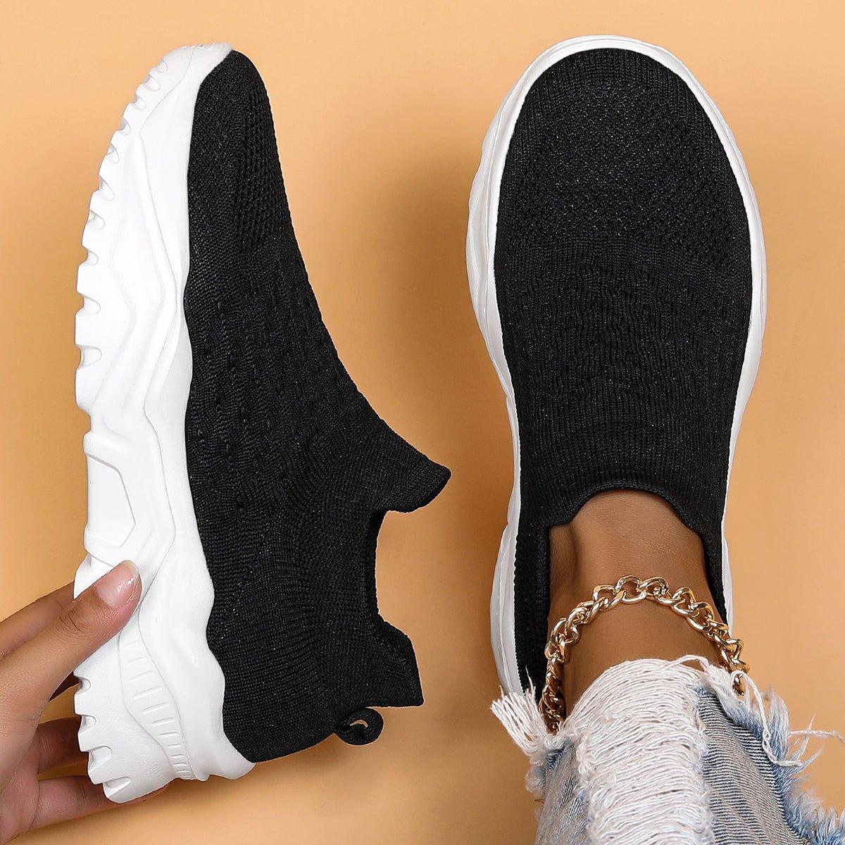 Ortho Cloud Women's Slip Ins (Black White) - NURSE BABE
