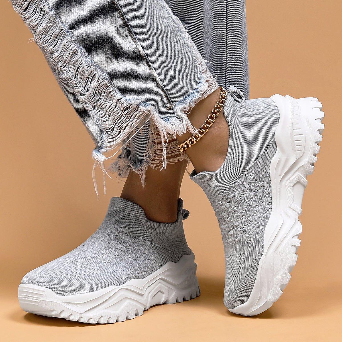 Ortho Cloud Women's Slip Ins (Gray White) - NURSE BABE