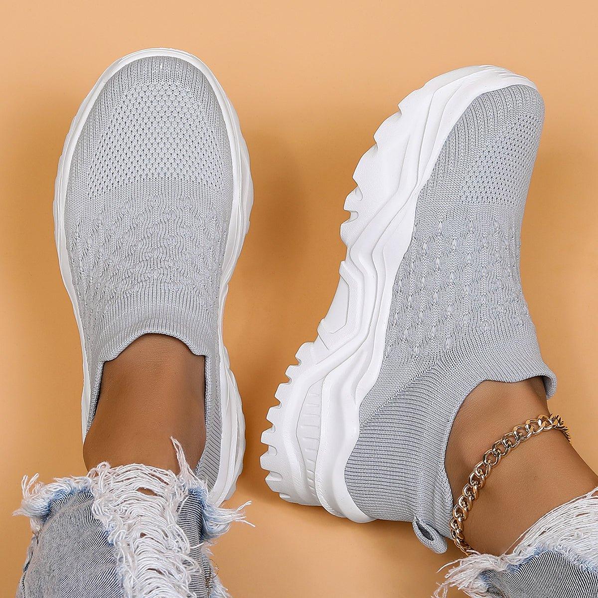 Ortho Cloud Women's Slip Ins (Gray White) - NURSE BABE