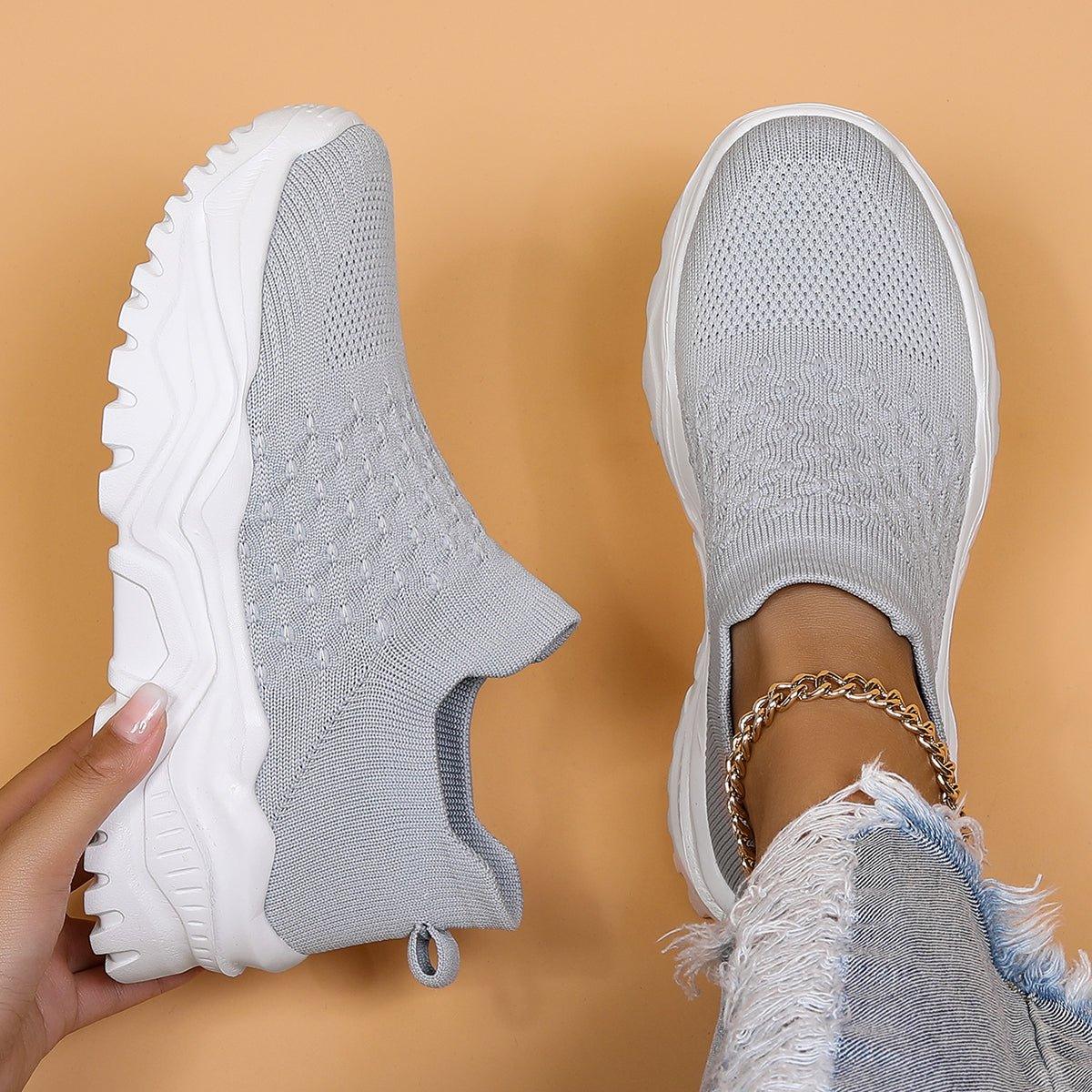 Ortho Cloud Women's Slip Ins (Gray White) - NURSE BABE