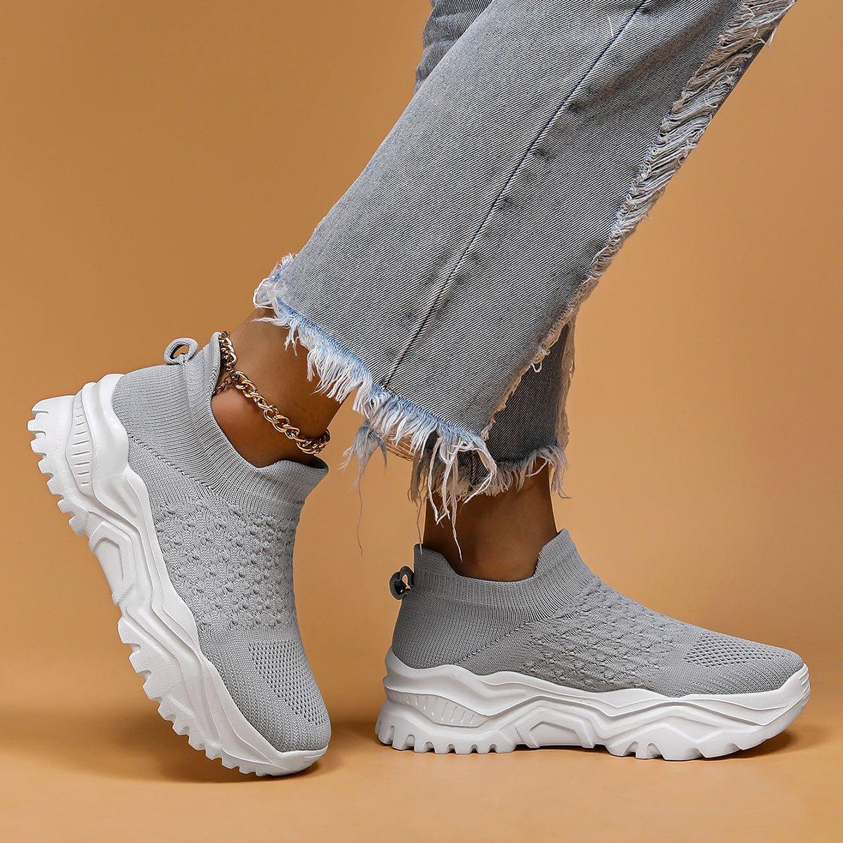 Ortho Cloud Women's Slip Ins (Gray White) - NURSE BABE