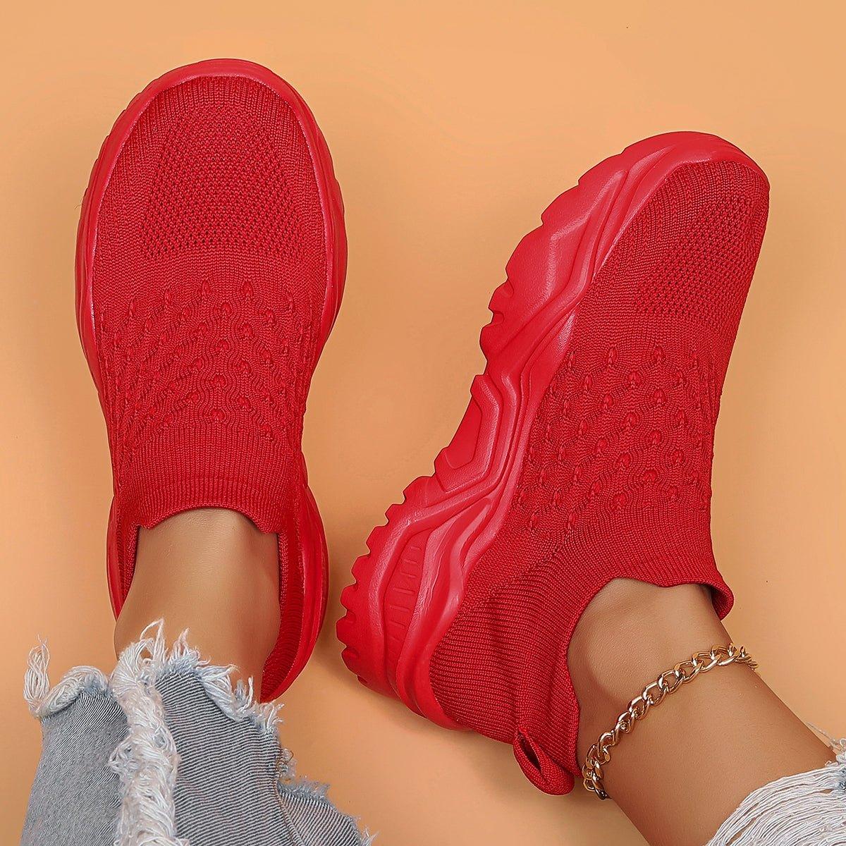 Ortho Cloud Women's Slip Ins (Red Rose) - NURSE BABE