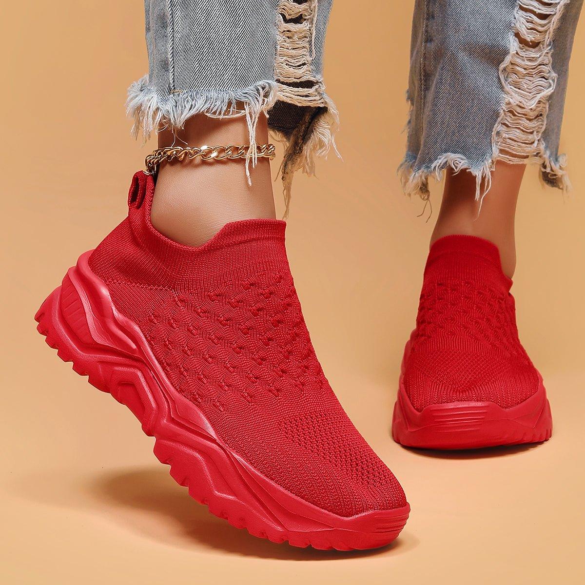 Ortho Cloud Women's Slip Ins (Red Rose) - NURSE BABE