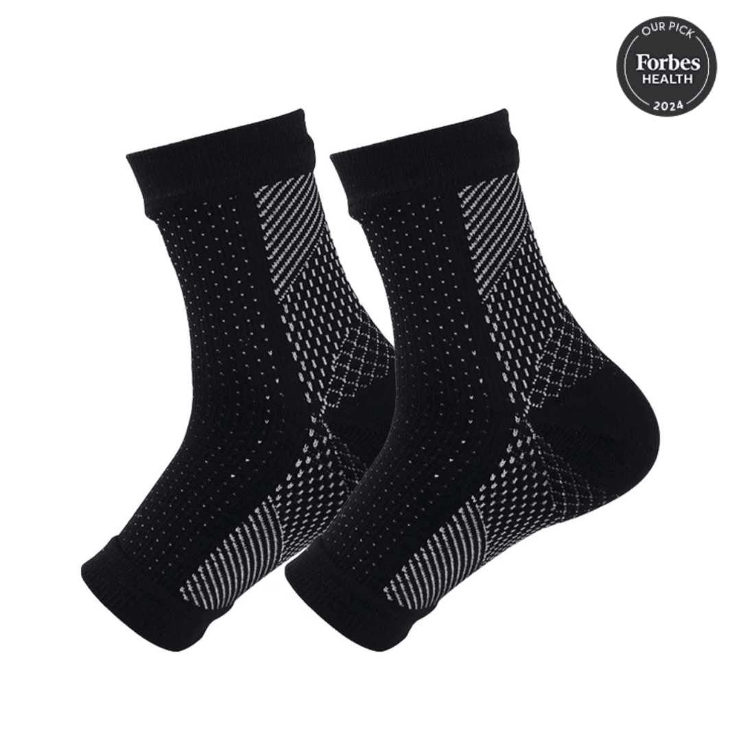 Ortho Socks (Black 2 Pairs) - NURSE BABE
