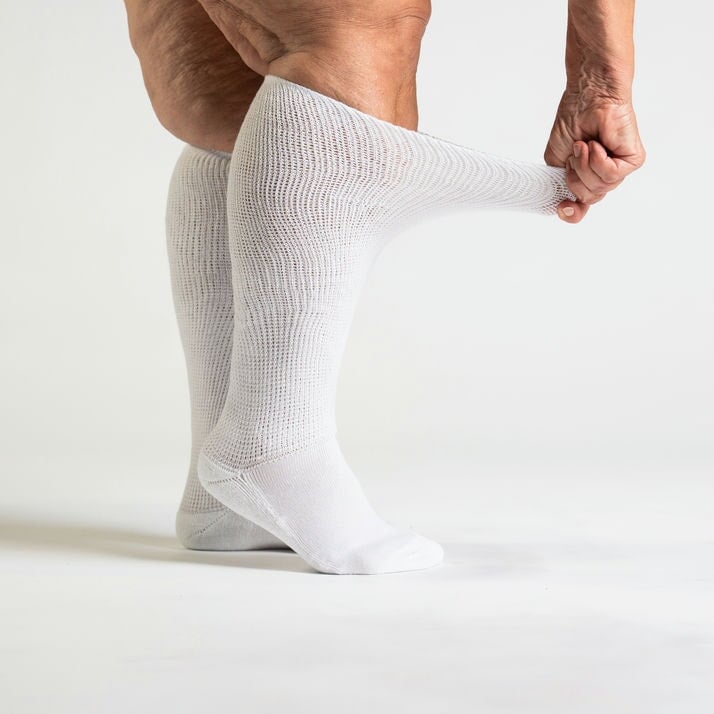 ComfortFlex™Socks - White