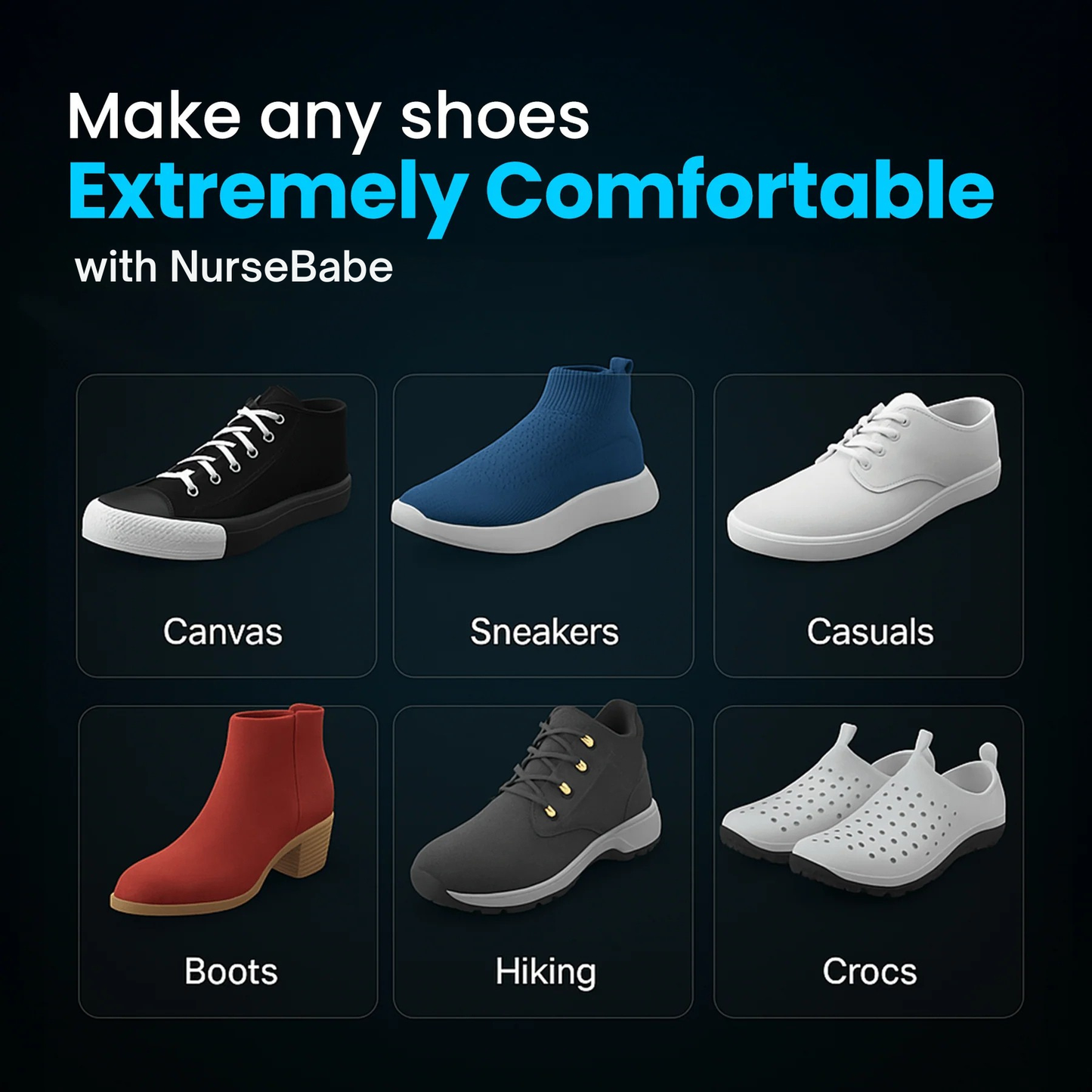 2-Pack All-Day Comfort & Support Insole