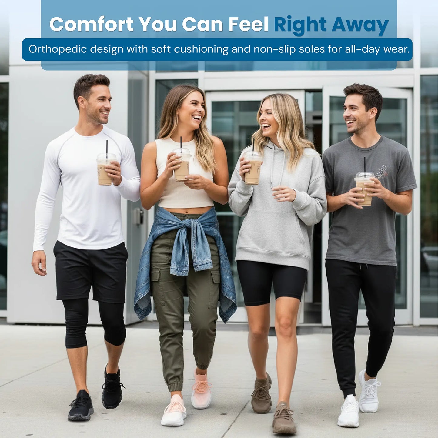 Ortho Cloud Slip Ons 1.0 - Gray White