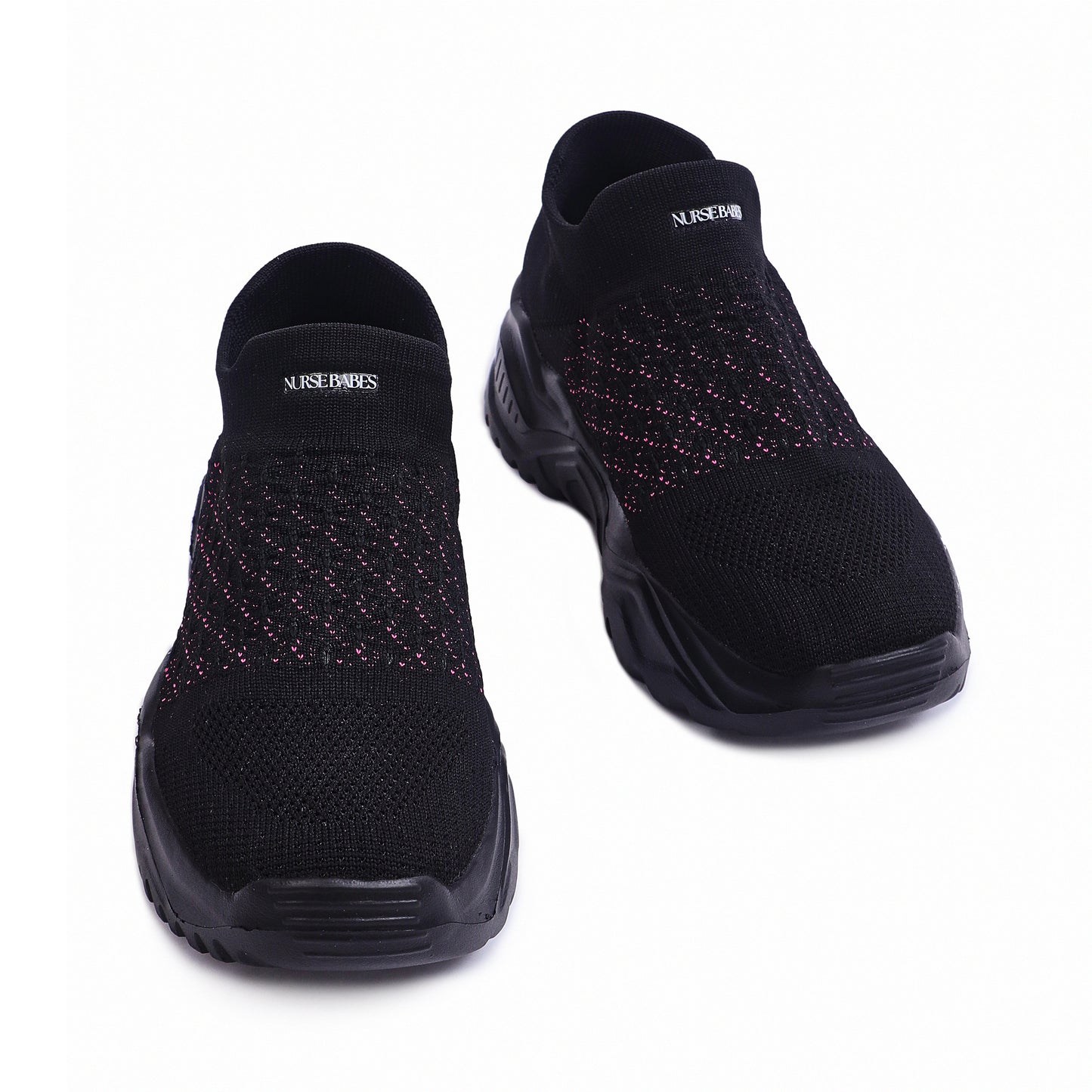 Ortho Cloud Slip Ons 2.0 - Black Pink