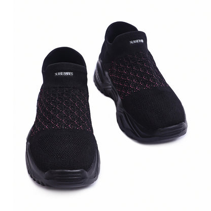 Ortho Cloud Slip Ons 2.0 - Black Pink