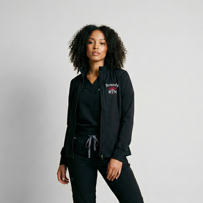 Cloud Personalized Zip Up Jacket