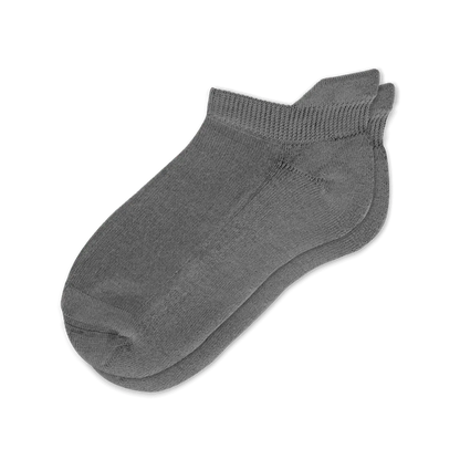 Padded Easy-Stretch Ankle Socks – Gray