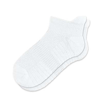 FlexRelief™ Ankle Compression Socks – White