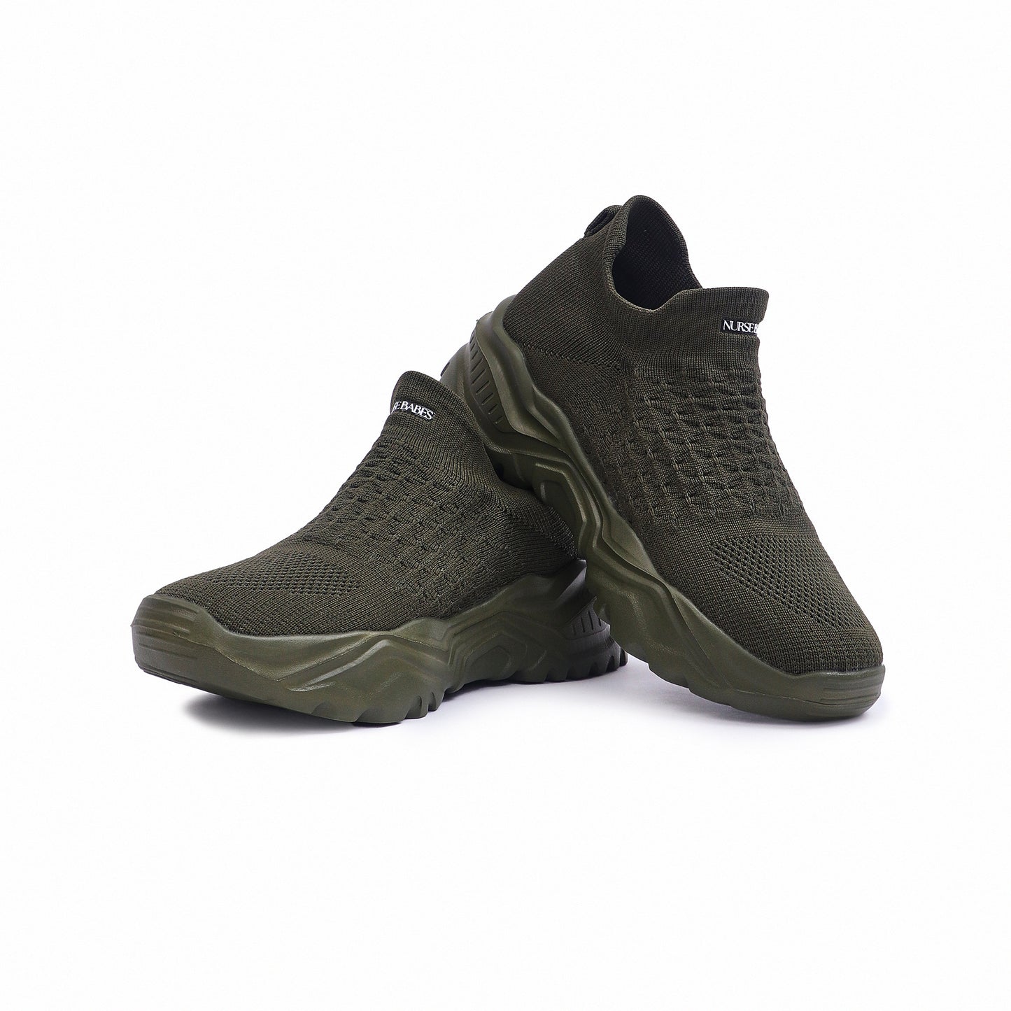 Ortho Cloud Slip Ons 2.0 - Olive Green