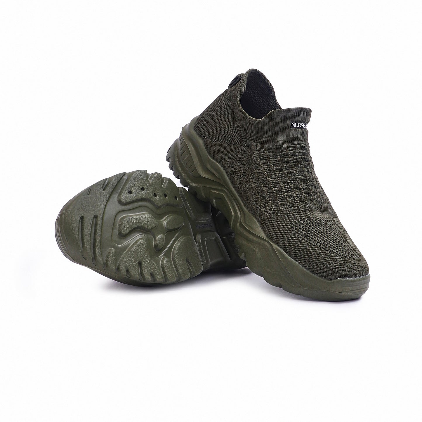 Ortho Cloud Slip Ons 2.0 - Olive Green