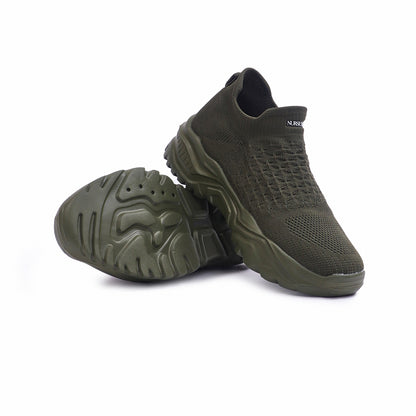 Ortho Cloud Slip Ons 2.0 - Olive Green