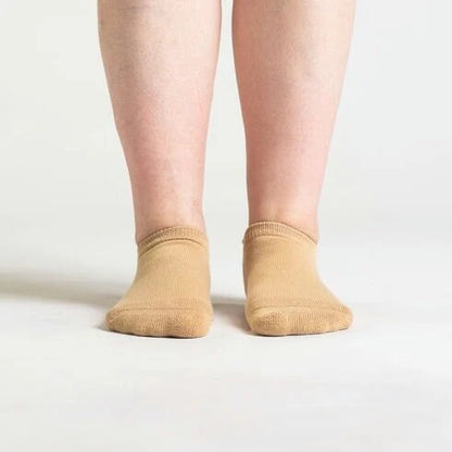 Padded Easy-Stretch Ankle Socks – Tan