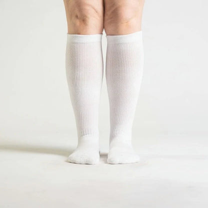 FlexRelief™ Compression Socks – White