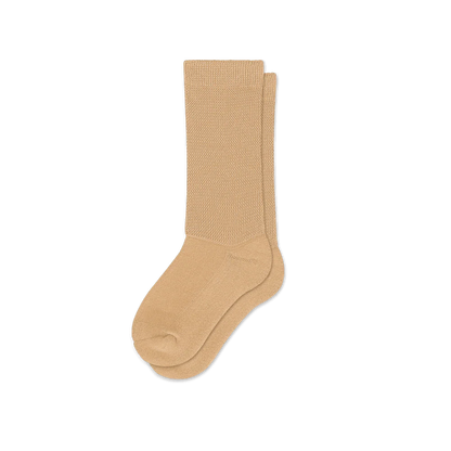 Padded Easy-Stretch Knee High Socks – Tan