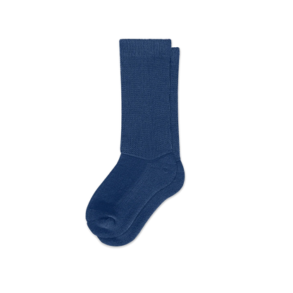 Padded Easy-Stretch Knee High Socks – Navy Blue