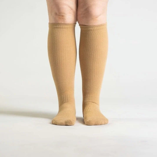 FlexRelief™ Compression Socks – Tan