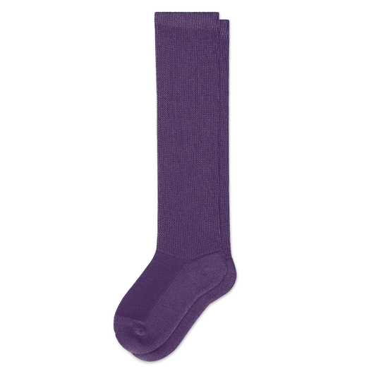 Padded Easy-Stretch Crew Socks – Royal Purple